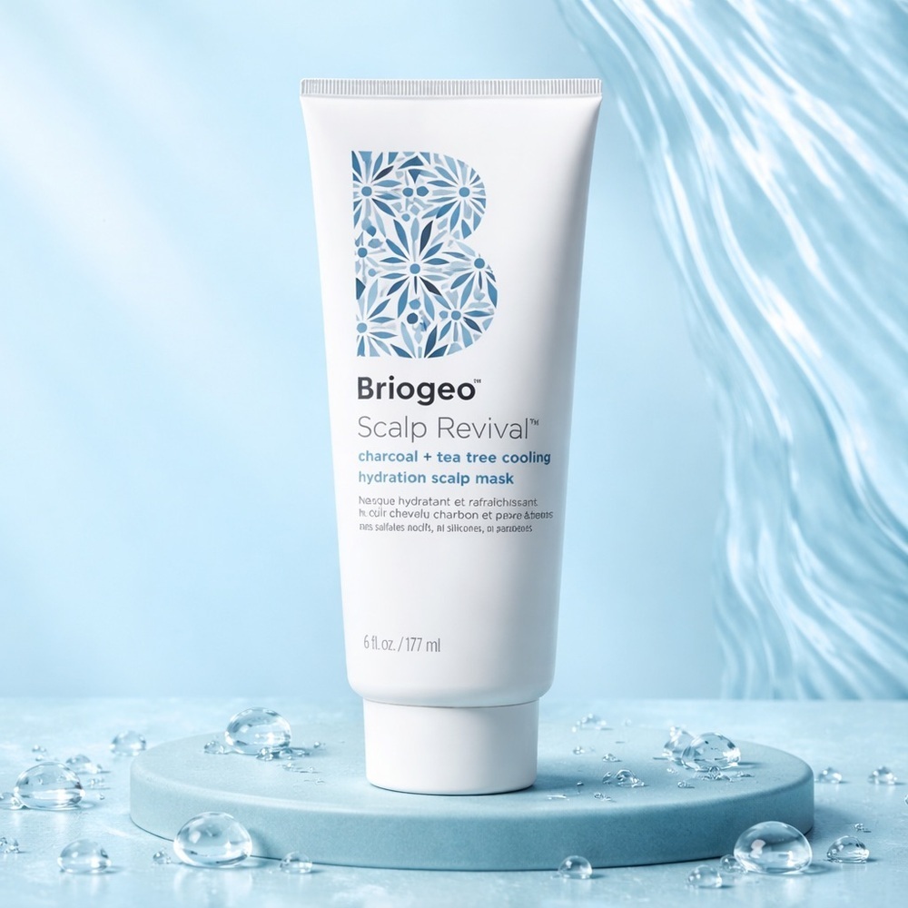 Briogeo Scalp Revival Charcoal + Tea Tree Cooling Mask - White